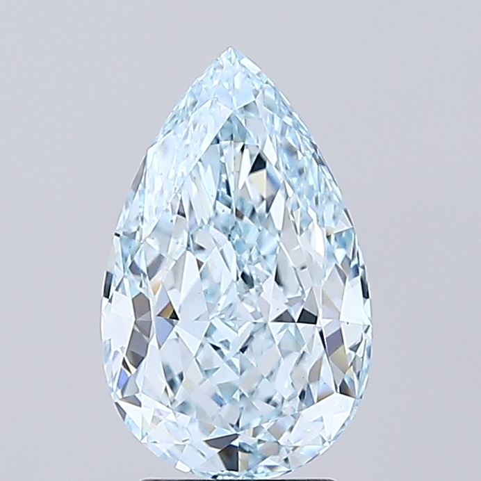 3.04 Carat Pear Shaped, Ideal Cut, VS1 Clarity, IGI Certified Lab Grown Diamond