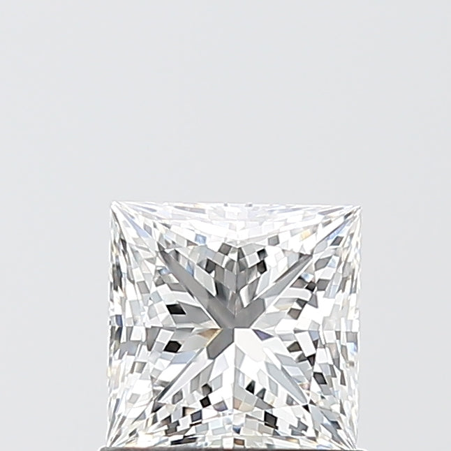 1.03 Carat Princess Shaped, Ideal Cut, E Color, VVS1 Clarity, IGI Certified Lab Grown Diamond