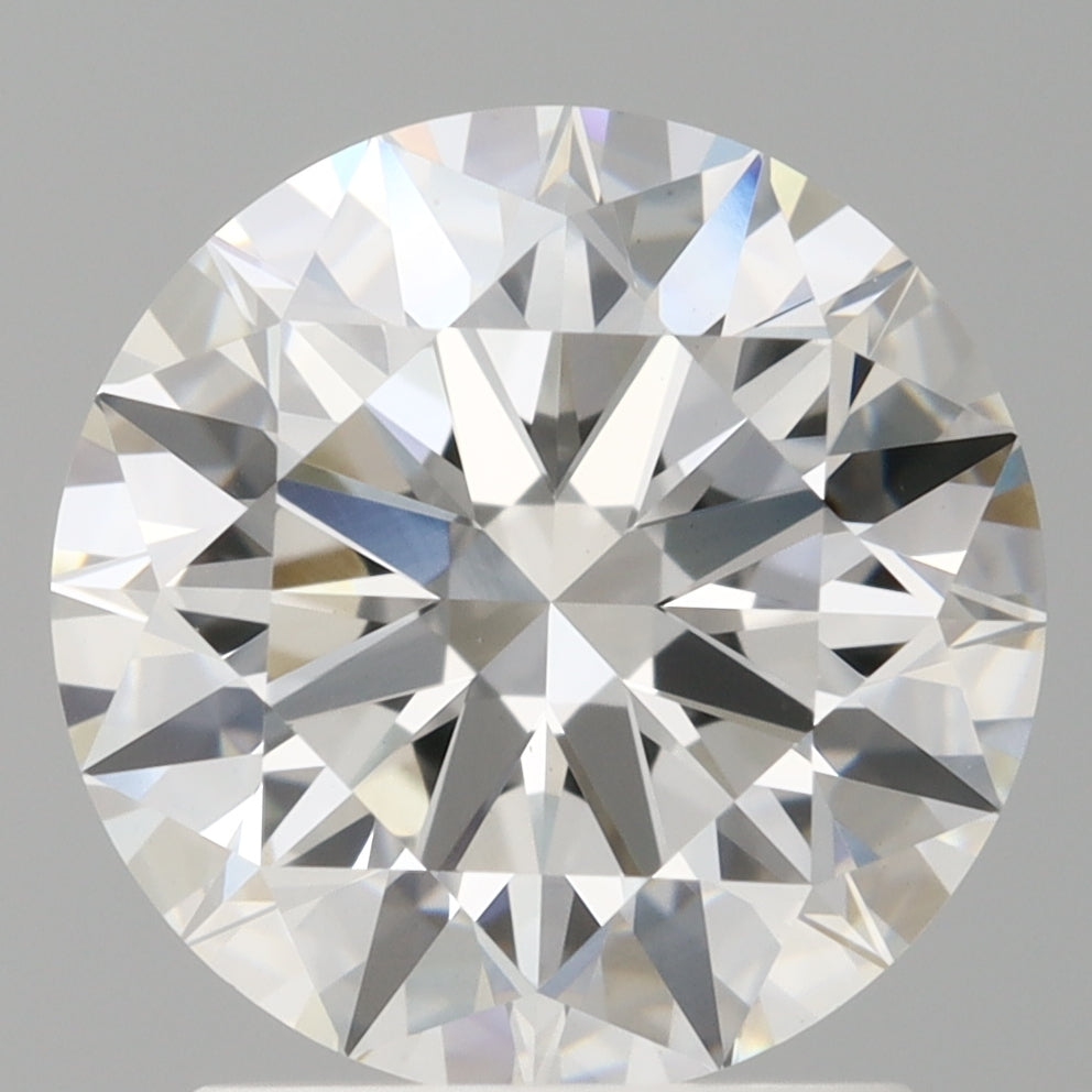 2.10 Carat Round Shaped, Ideal Cut, E Color, VVS2 Clarity, IGI Certified Lab Grown Diamond