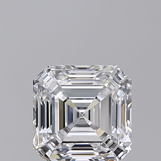 1.05 Carat Asscher Shaped, Ideal Cut, E Color, VS2 Clarity, IGI Certified Lab Grown Diamond