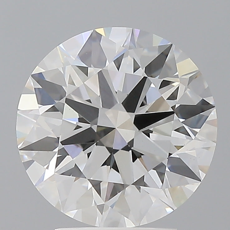 3.58 Carat Round Shaped, Ideal Cut, E Color, VVS2 Clarity, IGI Certified Lab Grown Diamond