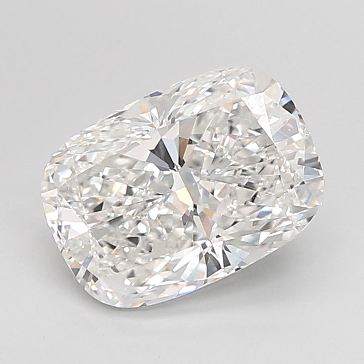 3.03 Carat Cushion Shaped, Ideal Cut, F Color, VVS2 Clarity, IGI Certified Lab Grown Diamond