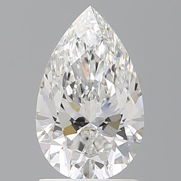 1.60 Carat Pear Shaped, Ideal Cut, E Color, VVS2 Clarity, IGI Certified Lab Grown Diamond