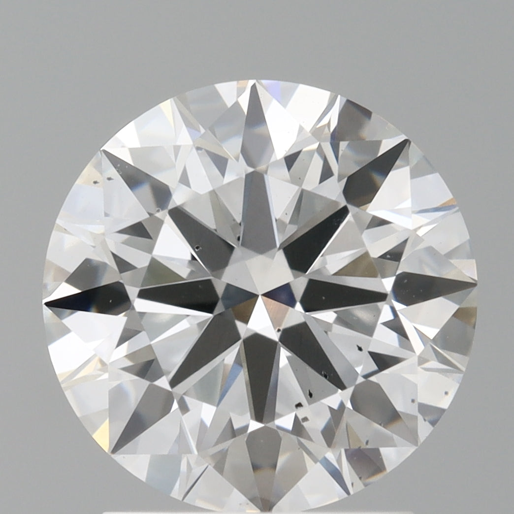 2.10 Carat Round Shaped, Ideal Cut, E Color, VS2 Clarity, IGI Certified Lab Grown Diamond