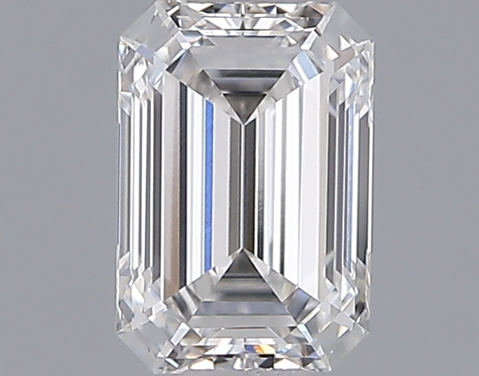 1.00 Carat Emerald Shaped, Ideal Cut, E Color, VVS1 Clarity, IGI Certified Lab Grown Diamond