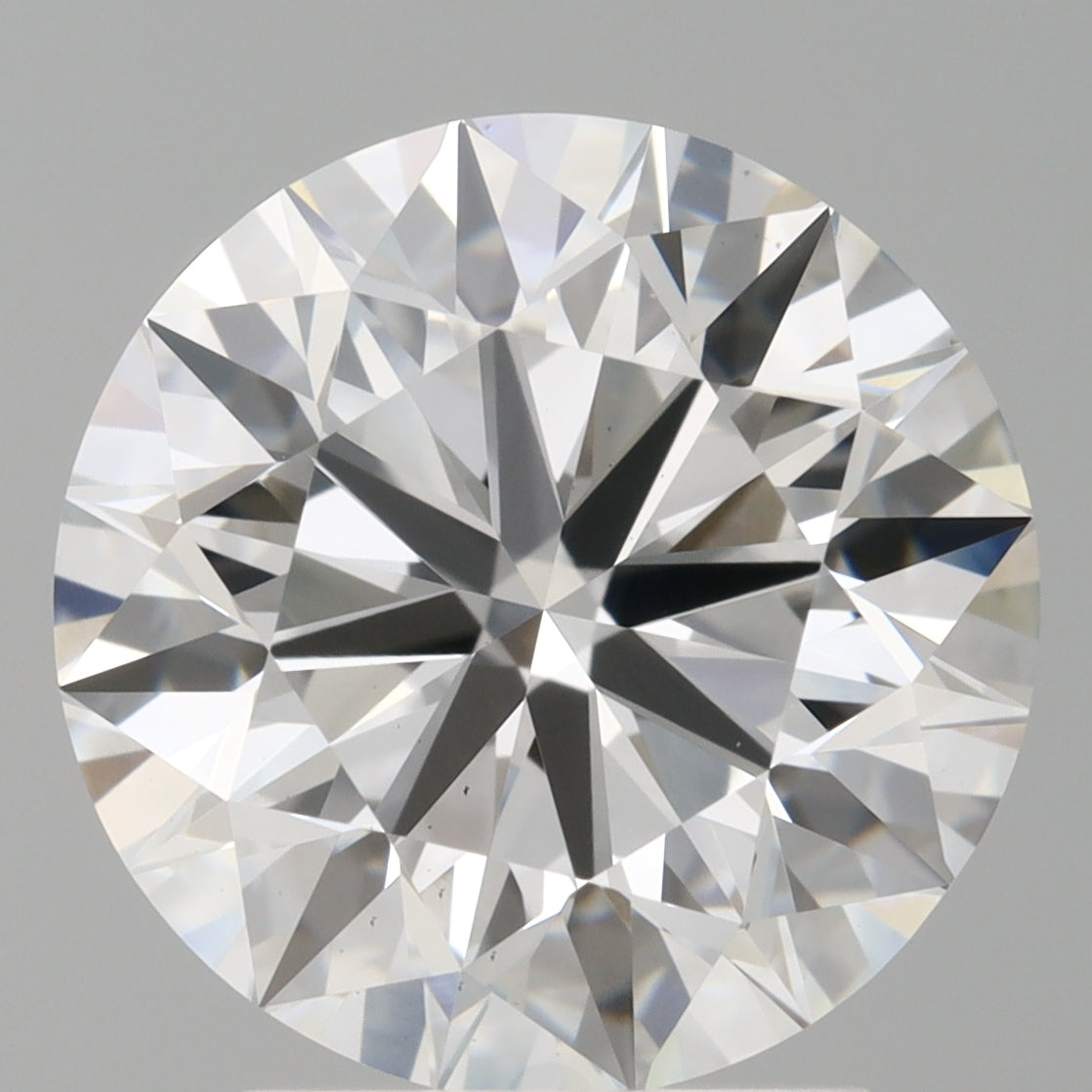 3.01 Carat Round Shaped, Excellent Cut, E Color, VS1 Clarity, IGI Certified Lab Grown Diamond