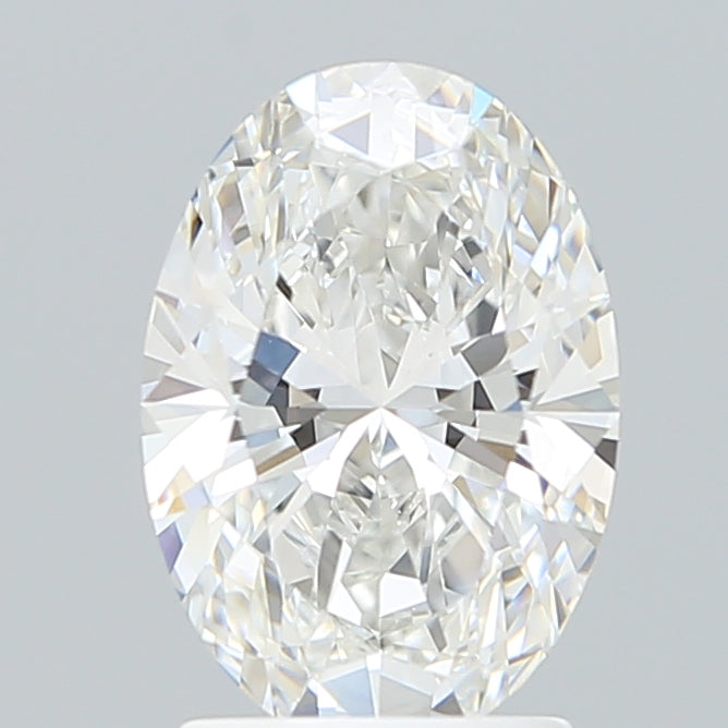 2.10 Carat Oval Shaped, Ideal Cut, F Color, VVS2 Clarity, IGI Certified Lab Grown Diamond