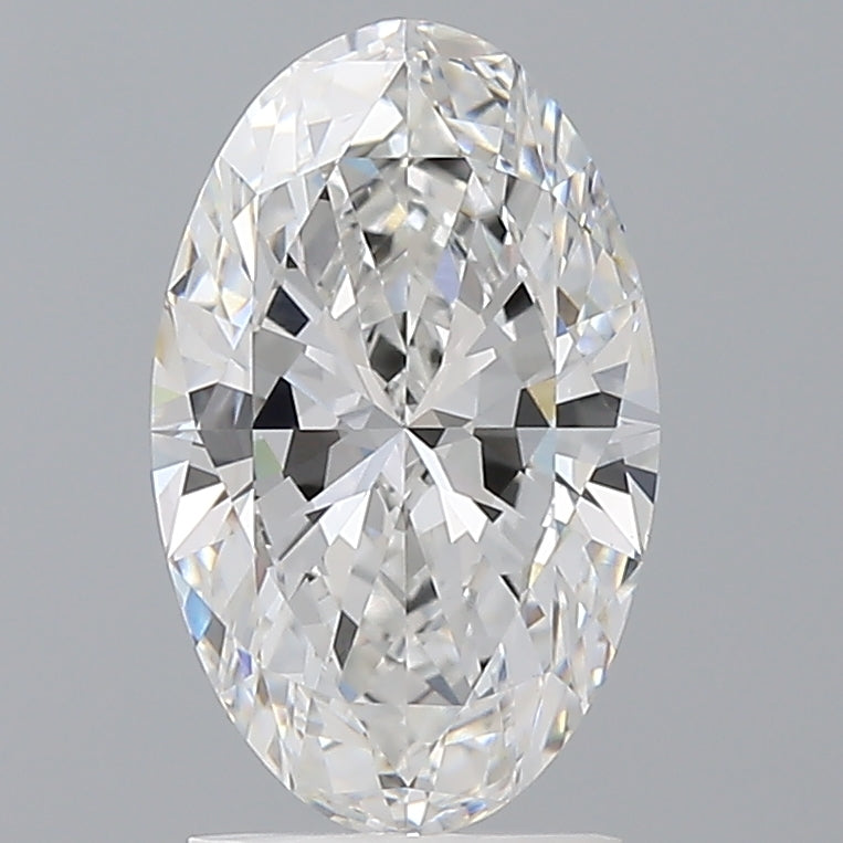 2.04 Carat Oval Shaped, Ideal Cut, E Color, VVS2 Clarity, IGI Certified Lab Grown Diamond