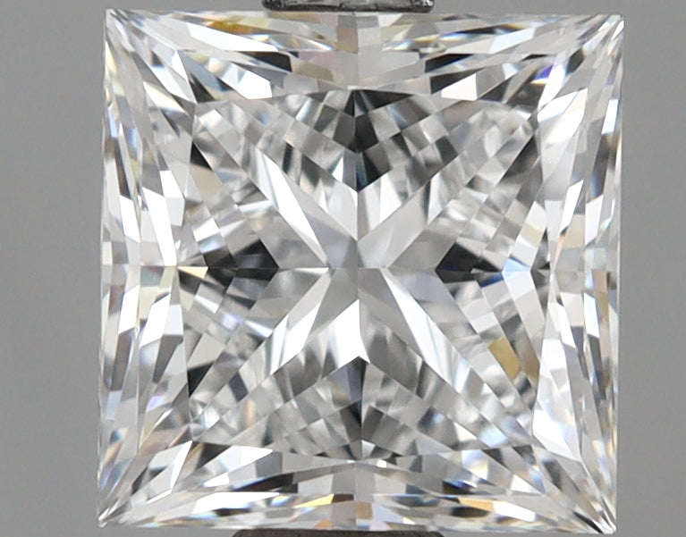 2.07 Carat Princess Shaped, Ideal Cut, E Color, VVS1 Clarity, IGI Certified Lab Grown Diamond