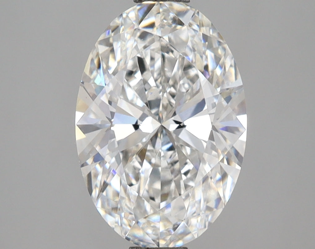 2.53 Carat Oval Shaped, Ideal Cut, E Color, VVS2 Clarity, IGI Certified Lab Grown Diamond