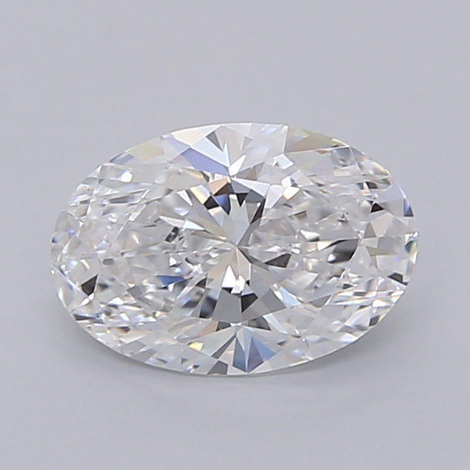 1.55 Carat Oval Shaped, Excellent Cut, D Color, VS1 Clarity, IGI Certified Lab Grown Diamond