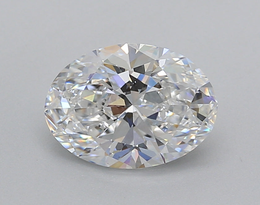 1.40 Carat Oval Shaped, Excellent Cut, D Color, VVS2 Clarity, IGI Certified Lab Grown Diamond