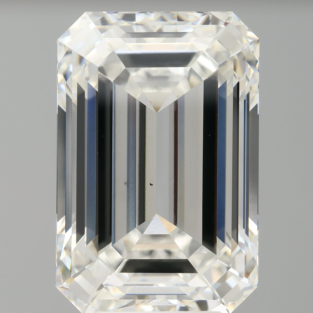 8.11 Carat Emerald Shaped, Ideal Cut, F Color, VS2 Clarity, IGI Certified Lab Grown Diamond