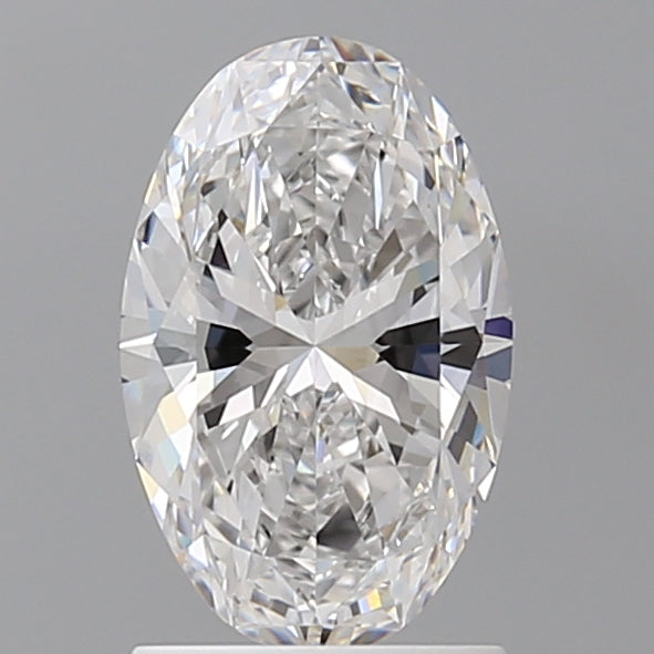 1.52 Carat Oval Shaped, Ideal Cut, D Color, VVS2 Clarity, IGI Certified Lab Grown Diamond