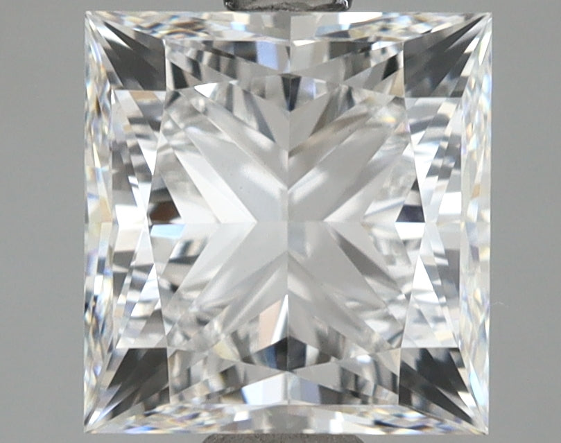 2.51 Carat Princess Shaped, Ideal Cut, D Color, VS1 Clarity, IGI Certified Lab Grown Diamond