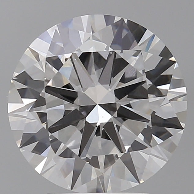 4.00 Carat Round Shaped, Excellent Cut, E Color, VS1 Clarity, IGI Certified Lab Grown Diamond