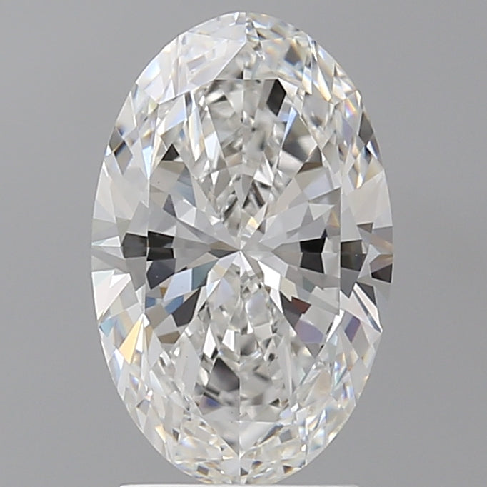 2.54 Carat Oval Shaped, Excellent Cut, E Color, VVS2 Clarity, IGI Certified Lab Grown Diamond