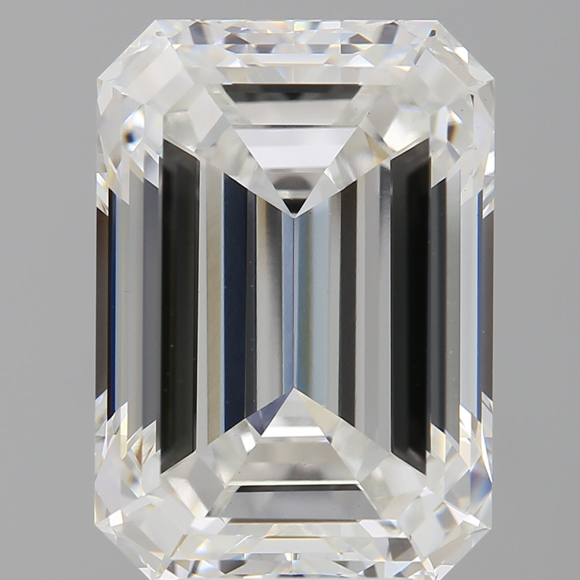 8.08 Carat Emerald Shaped, Ideal Cut, F Color, VVS2 Clarity, IGI Certified Lab Grown Diamond