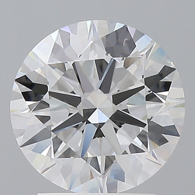 2.55 Carat Round Shaped, Ideal Cut, E Color, VVS2 Clarity, IGI Certified Lab Grown Diamond