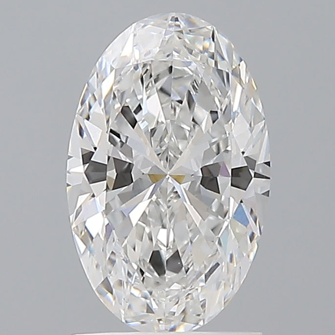 1.59 Carat Oval Shaped, Ideal Cut, D Color, VVS2 Clarity, IGI Certified Lab Grown Diamond