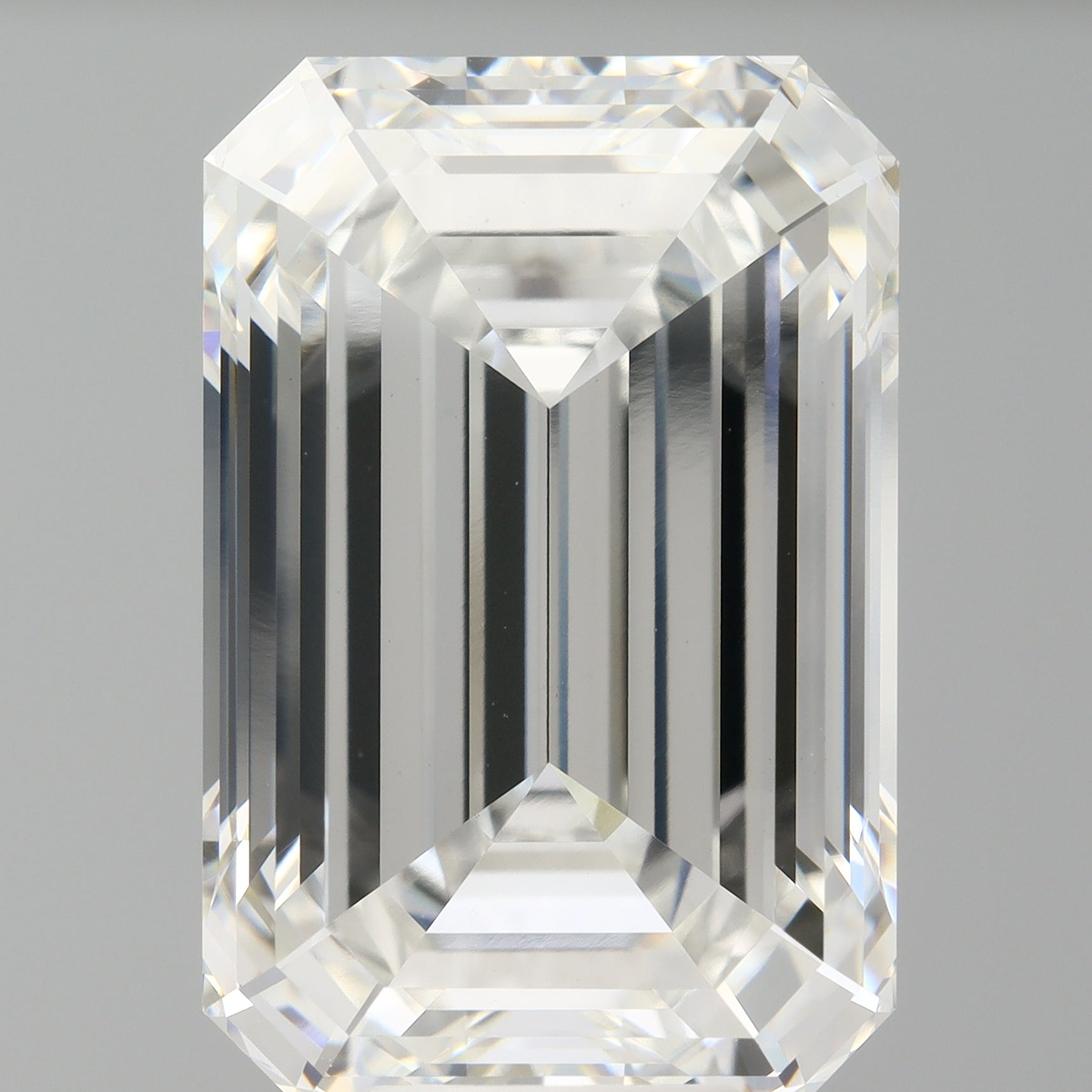 10.08 Carat Emerald Shaped, Ideal Cut, F Color, VVS2 Clarity, IGI Certified Lab Grown Diamond