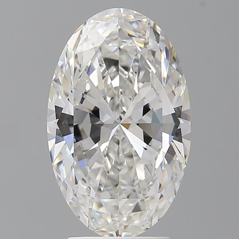 3.58 Carat Oval Shaped, Ideal Cut, F Color, VS1 Clarity, IGI Certified Lab Grown Diamond