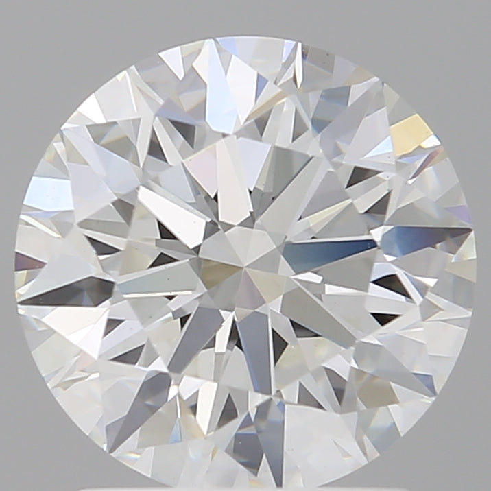 2.06 Carat Round Shaped, Ideal Cut, E Color, VVS2 Clarity, IGI Certified Lab Grown Diamond
