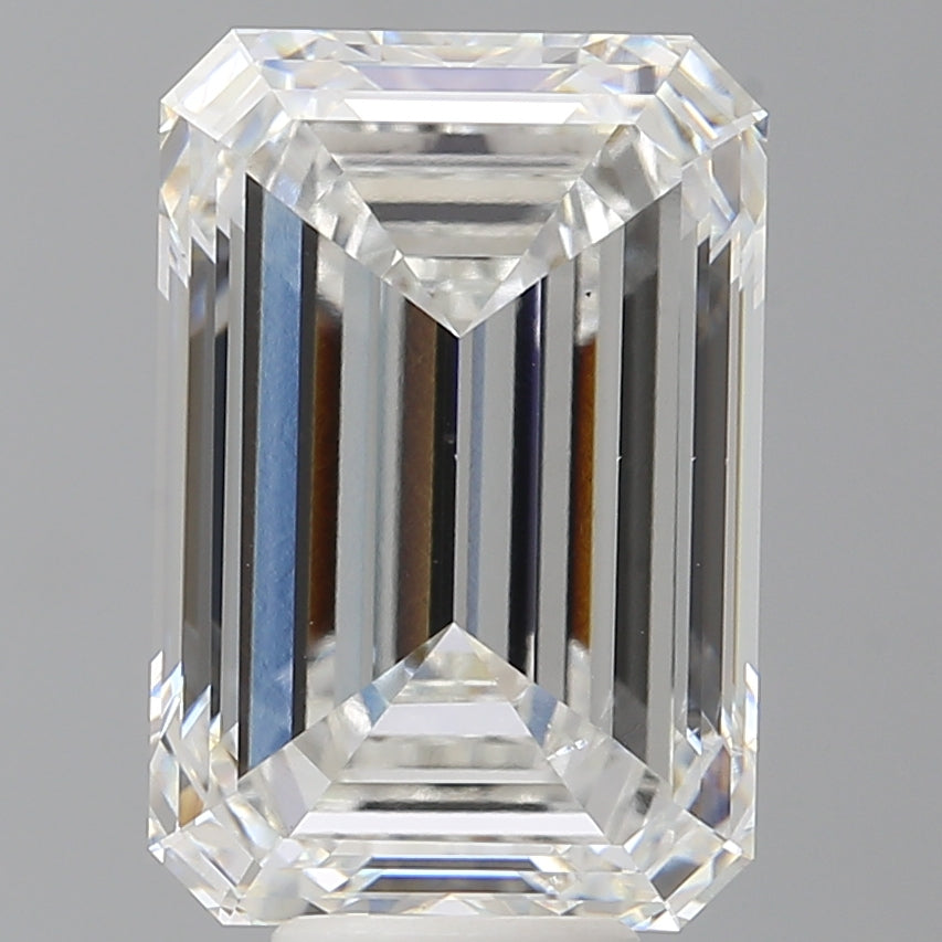 8.50 Carat Emerald Shaped, Excellent Cut, F Color, VS2 Clarity, IGI Certified Lab Grown Diamond