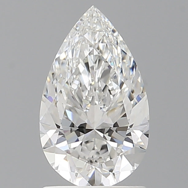 1.58 Carat Pear Shaped, Ideal Cut, E Color, VVS2 Clarity, IGI Certified Lab Grown Diamond