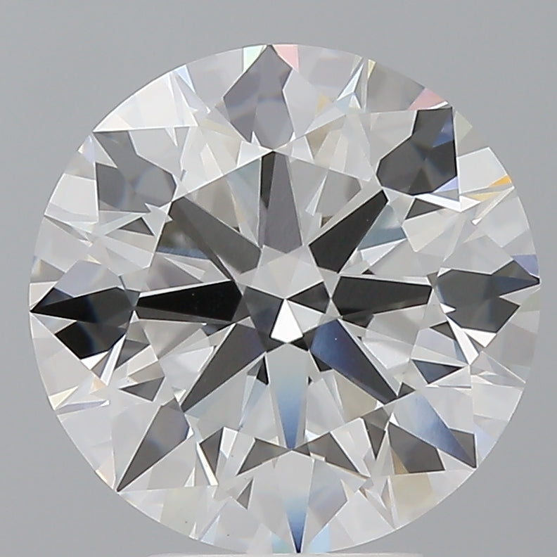 5.04 Carat Round Shaped, Ideal Cut, F Color, VVS2 Clarity, IGI Certified Lab Grown Diamond