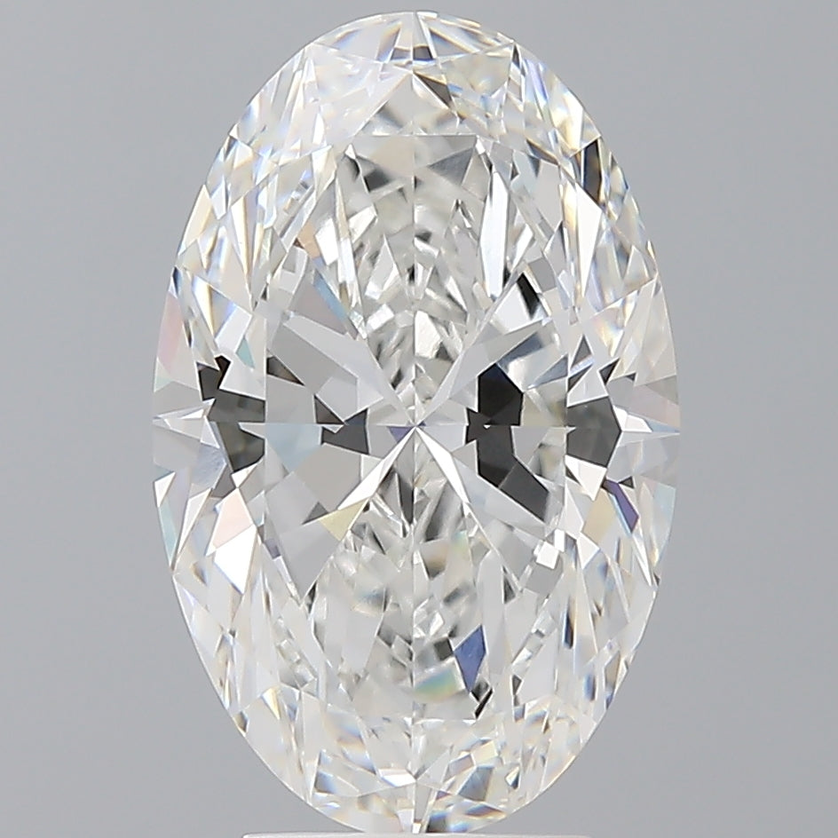 4.57 Carat Oval Shaped, Ideal Cut, F Color, VVS2 Clarity, IGI Certified Lab Grown Diamond