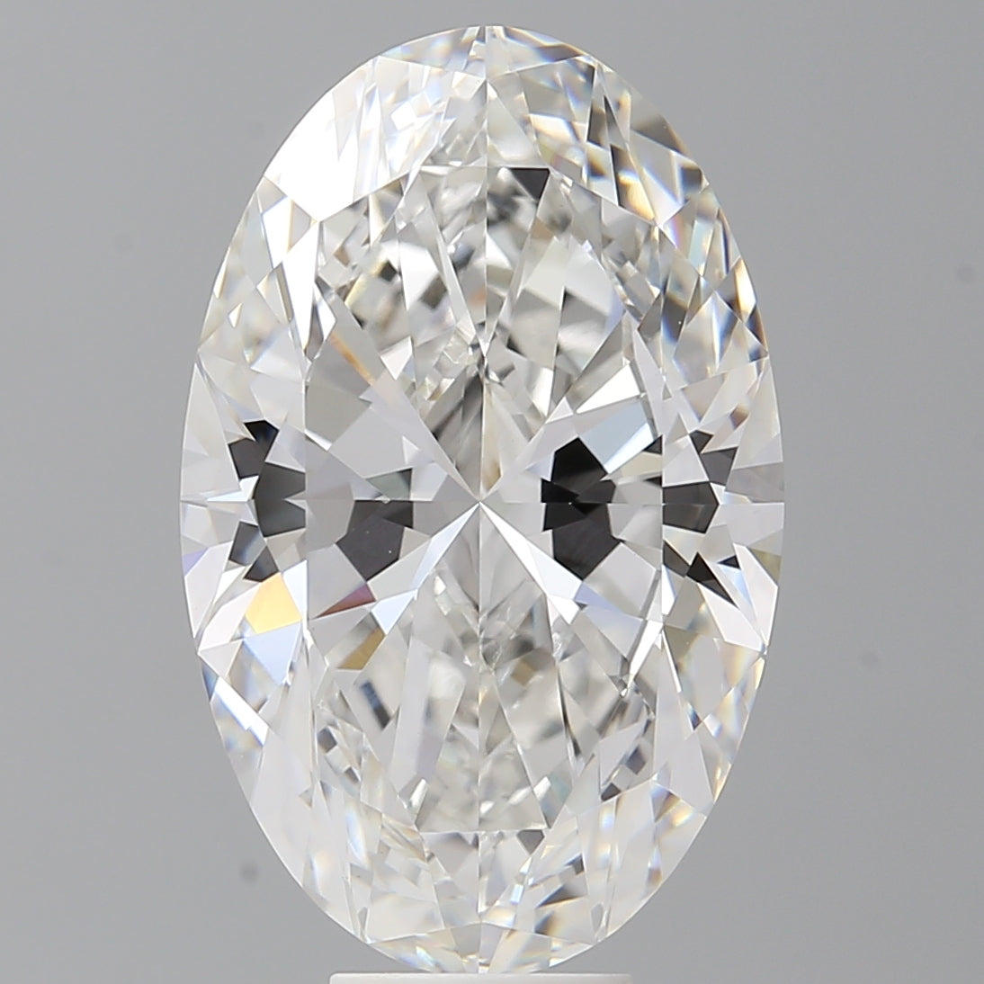 10.06 Carat Oval Shaped, Ideal Cut, F Color, VVS2 Clarity, IGI Certified Lab Grown Diamond
