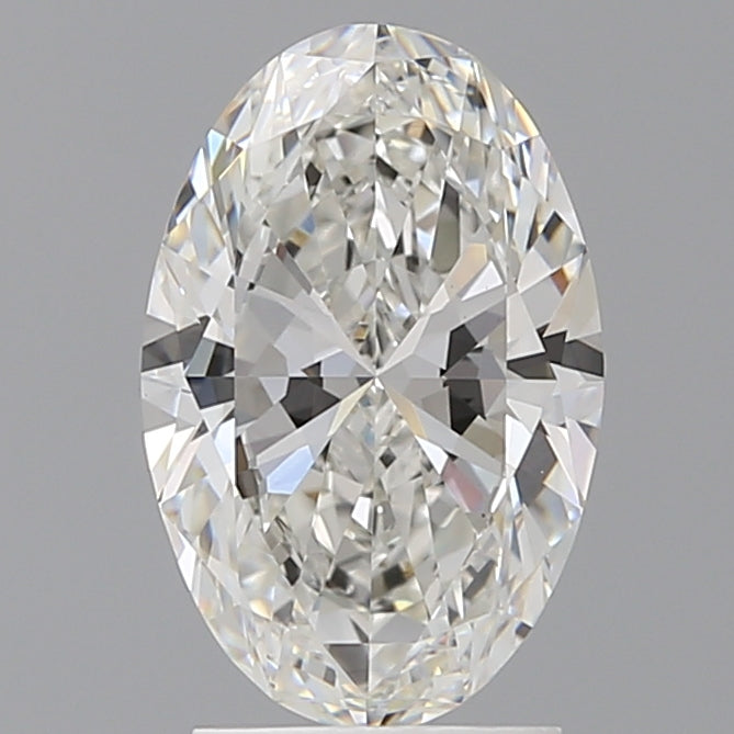 2.50 Carat Oval Shaped, Ideal Cut, F Color, VVS2 Clarity, IGI Certified Lab Grown Diamond