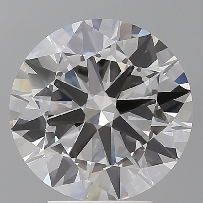4.04 Carat Round Shaped, Excellent Cut, E Color, VVS2 Clarity, IGI Certified Lab Grown Diamond
