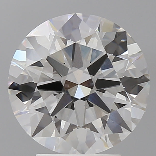 3.55 Carat Round Shaped, Ideal Cut, F Color, VVS2 Clarity, IGI Certified Lab Grown Diamond