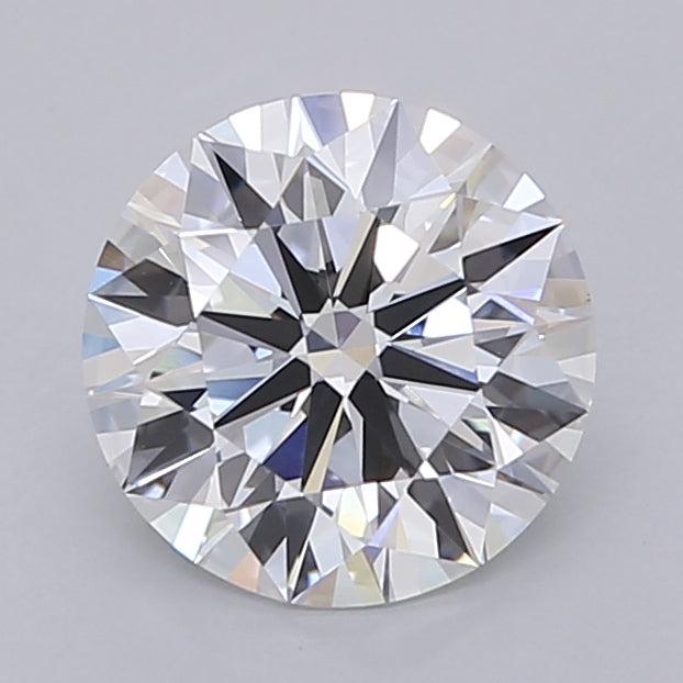 2.04 Carat Round Shaped, Ideal Cut, D Color, VVS2 Clarity, IGI Certified Lab Grown Diamond