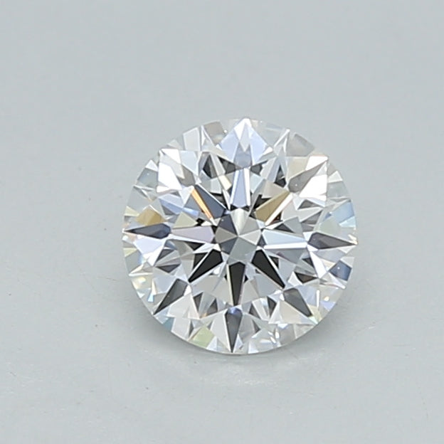 0.49 Carat Round Shaped, Ideal Cut, D Color, VVS2 Clarity, IGI Certified Lab Grown Diamond