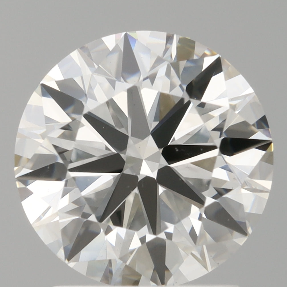 2.01 Carat Round Shaped, Ideal Cut, F Color, VS1 Clarity, IGI Certified Lab Grown Diamond