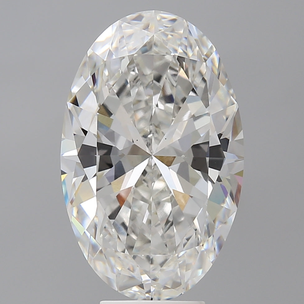 7.02 Carat Oval Shaped, Ideal Cut, F Color, VS1 Clarity, IGI Certified Lab Grown Diamond