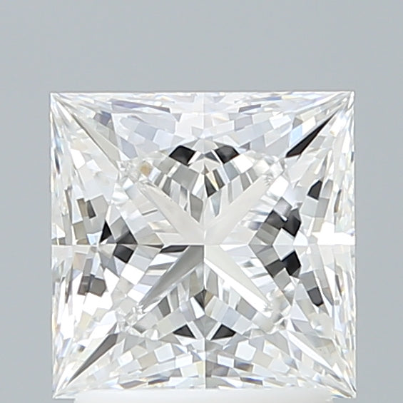 2.11 Carat Princess Shaped, Ideal Cut, D Color, VVS2 Clarity, IGI Certified Lab Grown Diamond