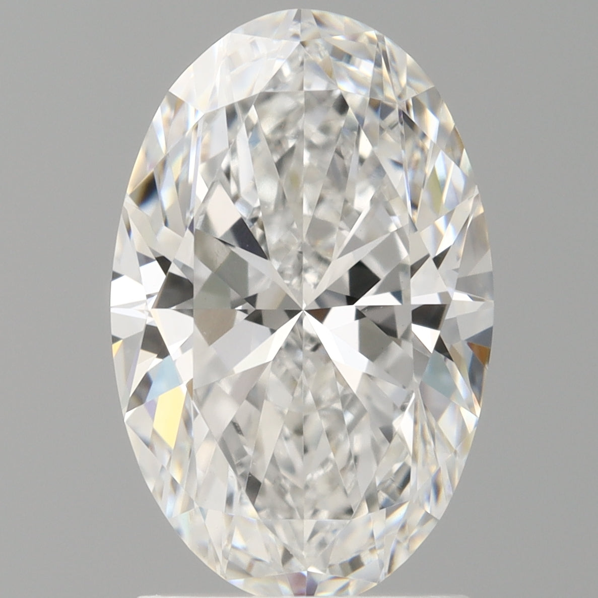 2.00 Carat Oval Shaped, Ideal Cut, E Color, VVS2 Clarity, IGI Certified Lab Grown Diamond