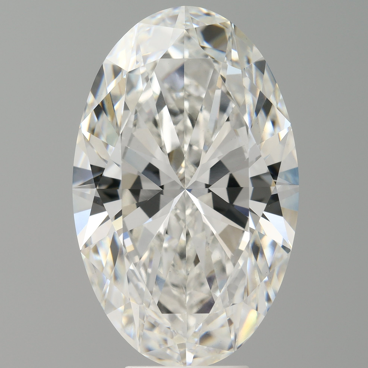 7.60 Carat Oval Shaped, Ideal Cut, F Color, VVS2 Clarity, IGI Certified Lab Grown Diamond