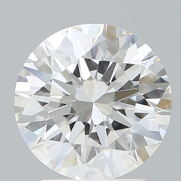 2.66 Carat Round Shaped, Excellent Cut, D Color, VVS2 Clarity, IGI Certified Lab Grown Diamond
