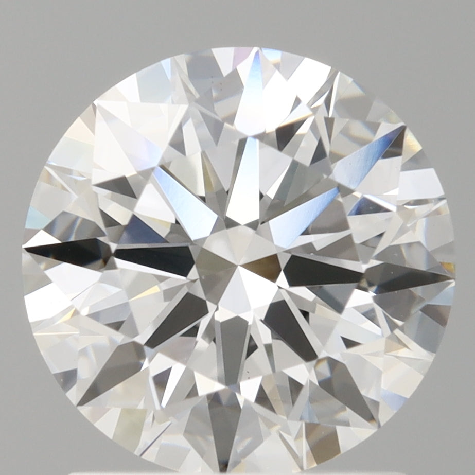 1.59 Carat Round Shaped, Ideal Cut, D Color, VVS2 Clarity, IGI Certified Lab Grown Diamond