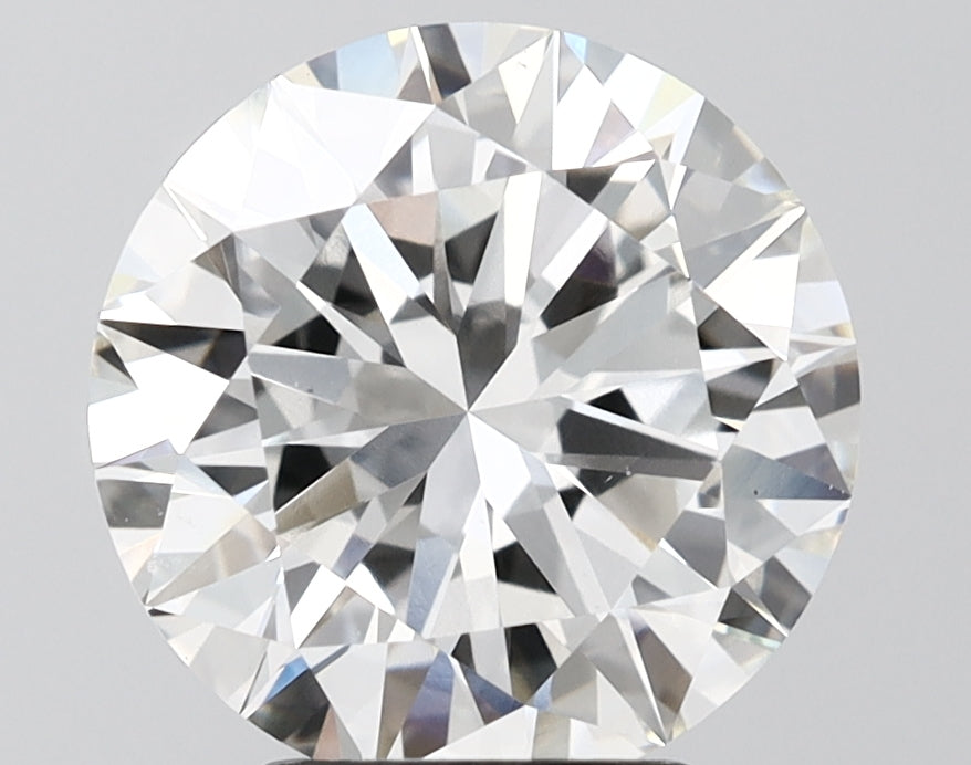 4.02 Carat Round Shaped, Excellent Cut, F Color, VS1 Clarity, IGI Certified Lab Grown Diamond