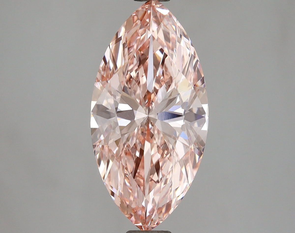 2.57 Carat Marquise Shaped, Ideal Cut, VS1 Clarity, IGI Certified Lab Grown Diamond