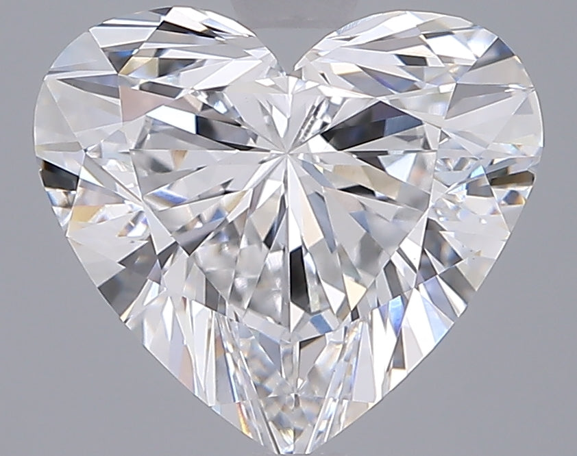3.52 Carat Heart Shaped, Ideal Cut, D Color, VVS2 Clarity, IGI Certified Lab Grown Diamond