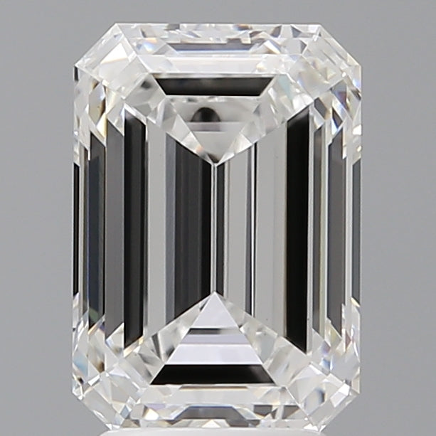 3.53 Carat Emerald Shaped, Ideal Cut, E Color, VVS2 Clarity, IGI Certified Lab Grown Diamond