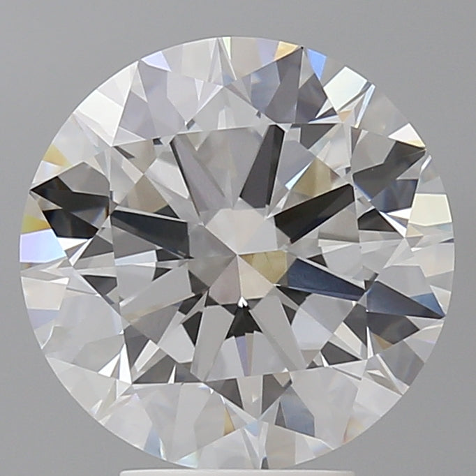 5.04 Carat Round Shaped, Excellent Cut, E Color, VVS2 Clarity, IGI Certified Lab Grown Diamond