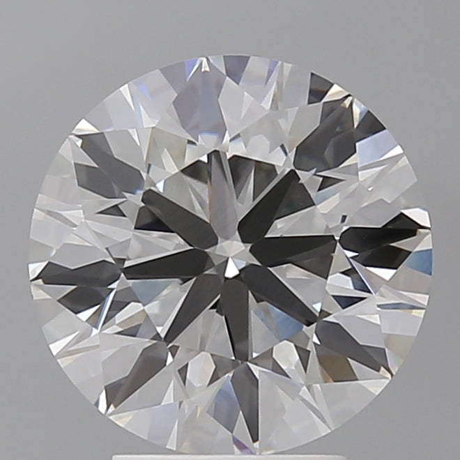 4.02 Carat Round Shaped, Ideal Cut, E Color, VVS2 Clarity, IGI Certified Lab Grown Diamond